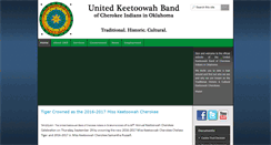 Desktop Screenshot of keetoowahcherokee.org