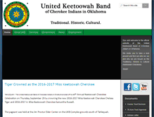 Tablet Screenshot of keetoowahcherokee.org